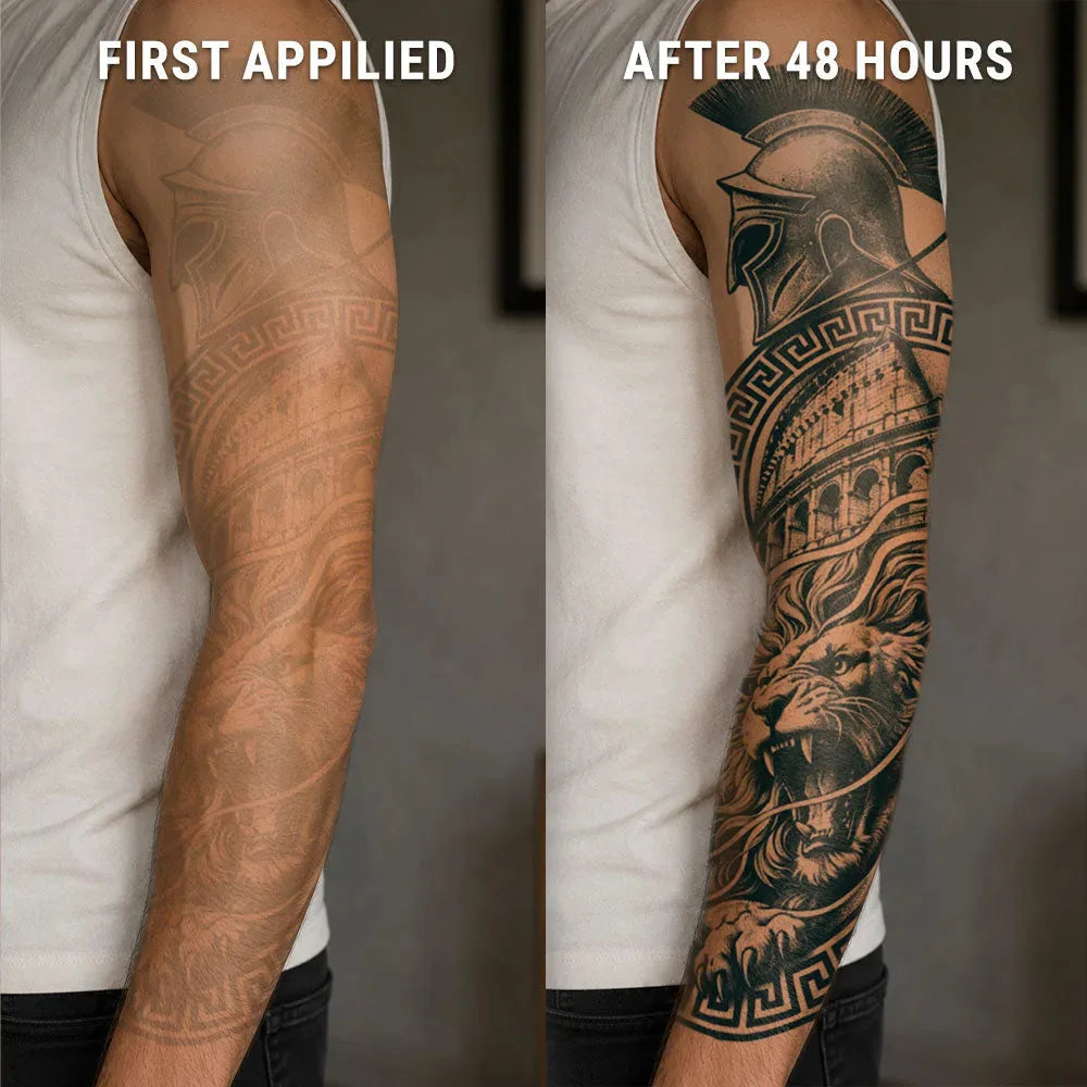 The-Gladiator-Sleeve-after-before