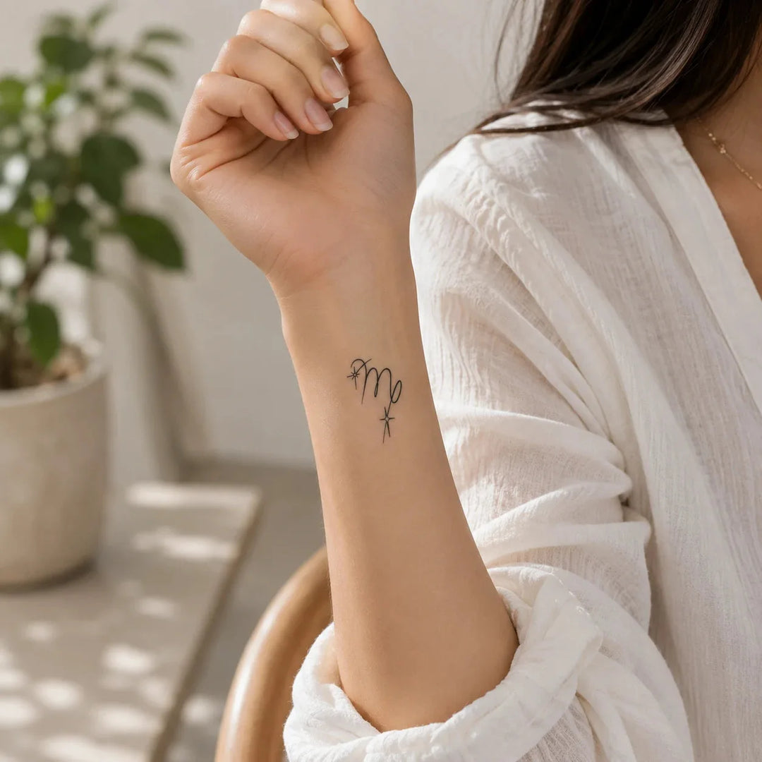virgo Tattoo On hand
