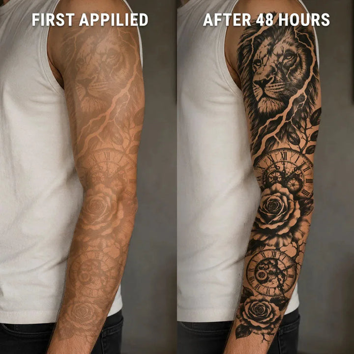 Lion-Sleeve-after-before