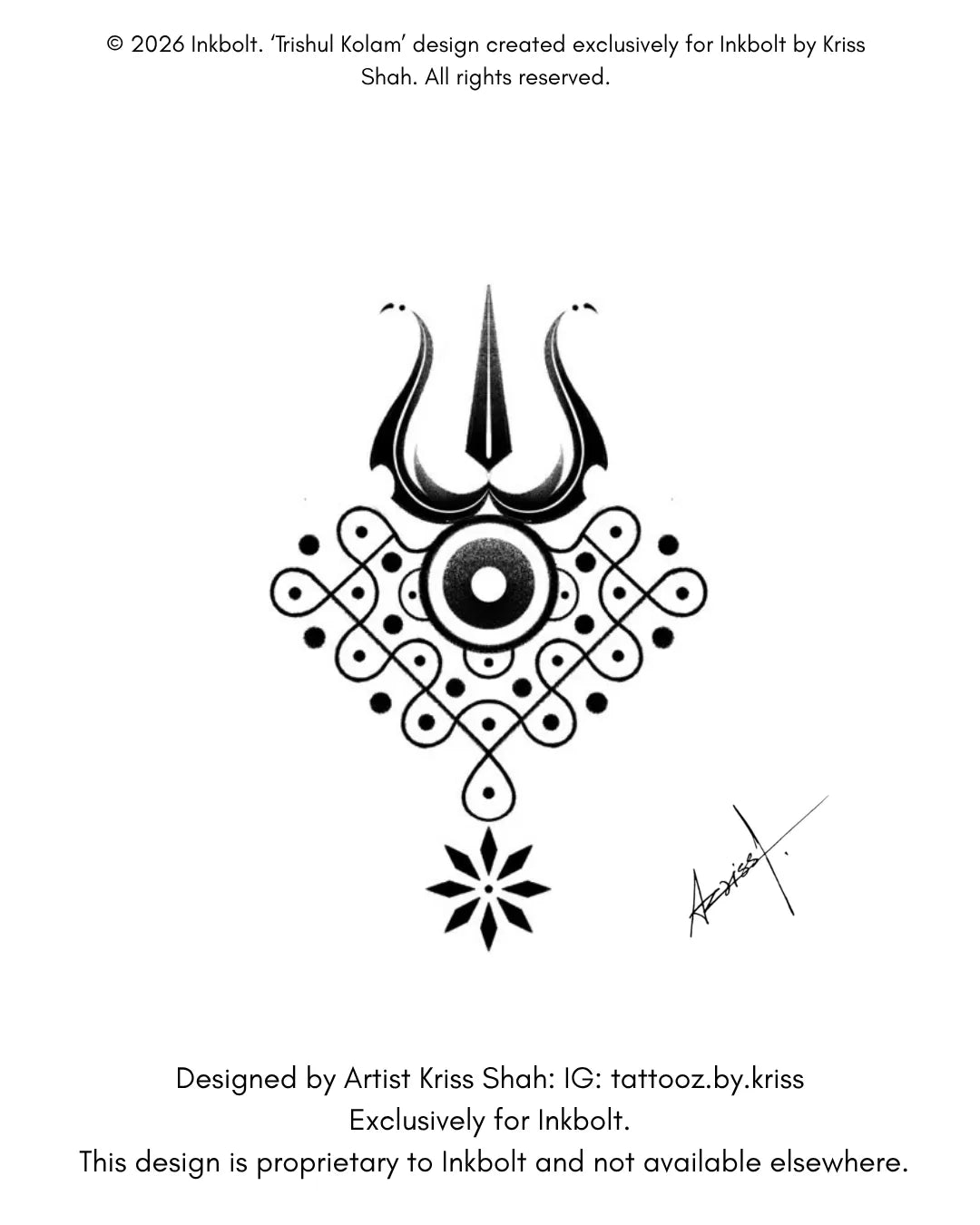 Trishul Kolam