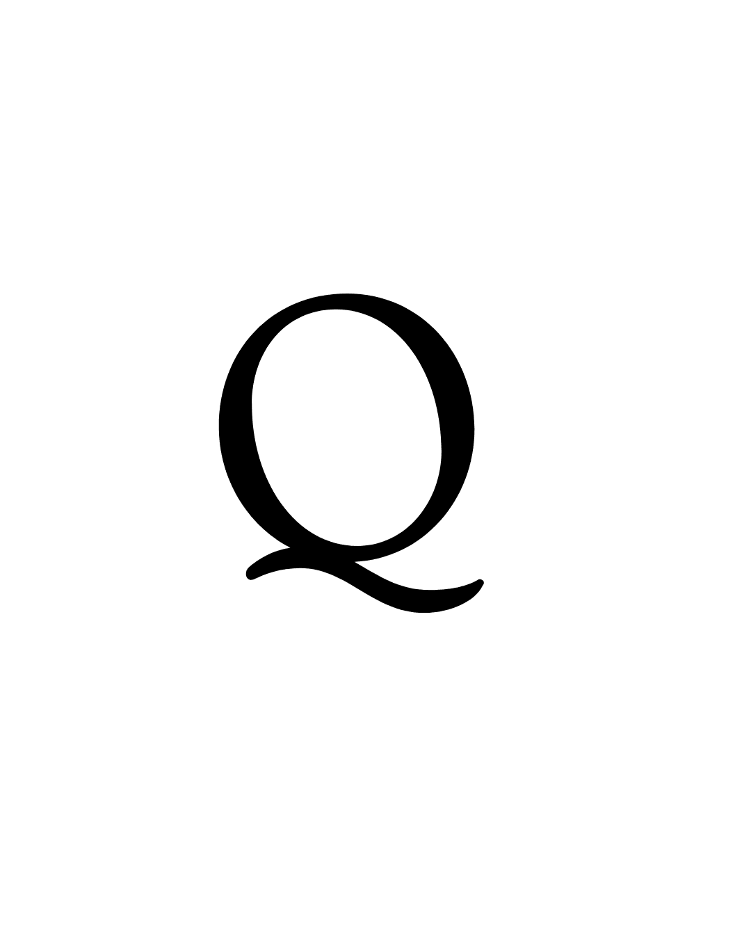 Q Letter Tattoo - inkbolt