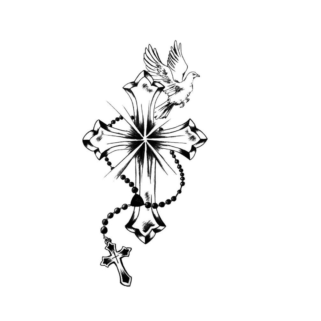 Rosary Cross - inkbolt