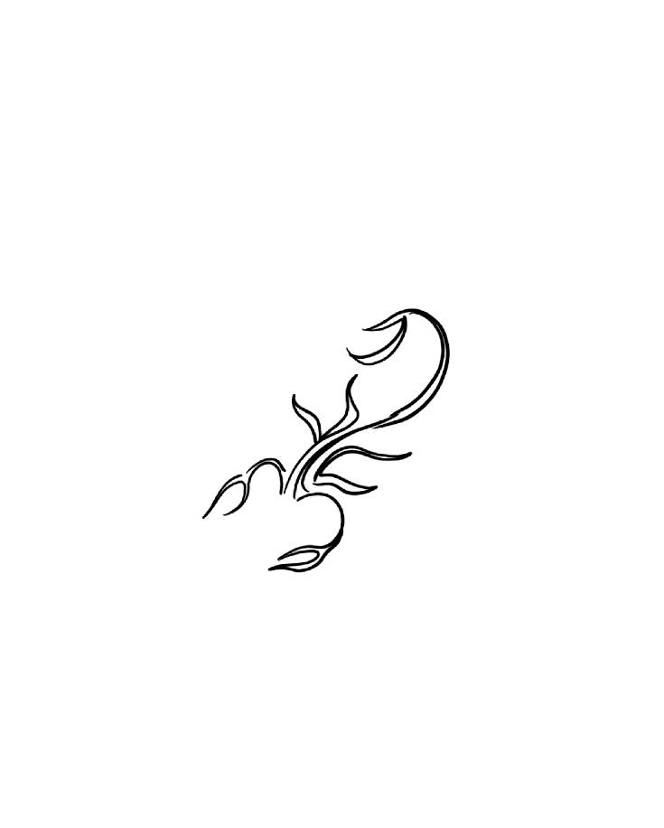 Scorpion Charm - inkbolt