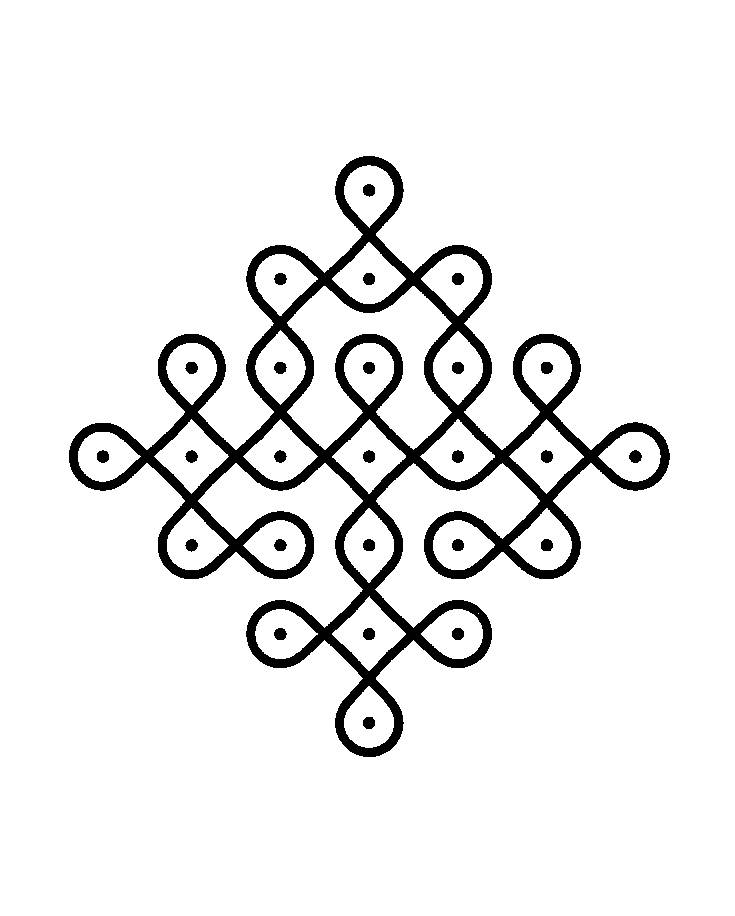 Sikku Kolam - inkbolt