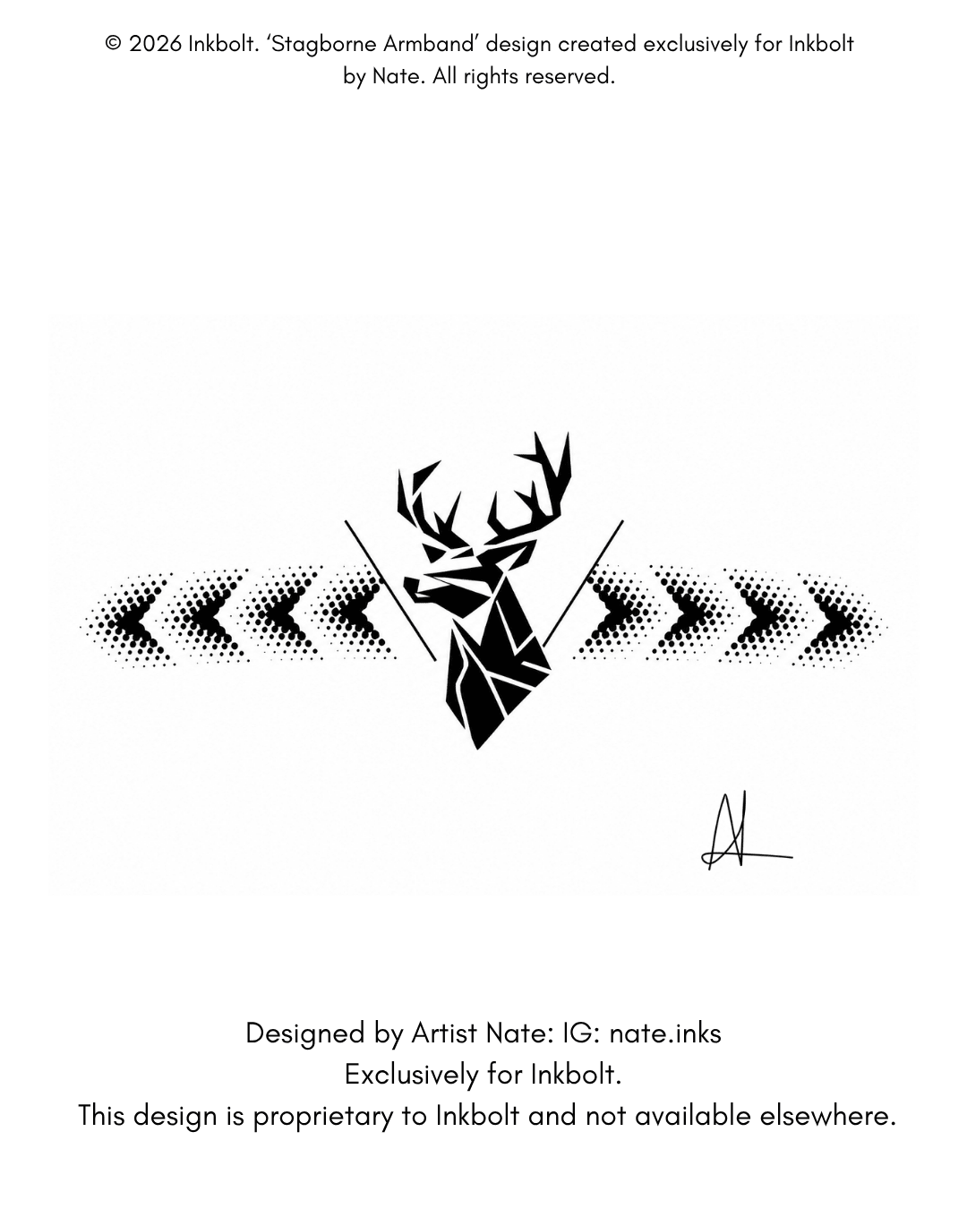 Stagborne Armband - inkbolt