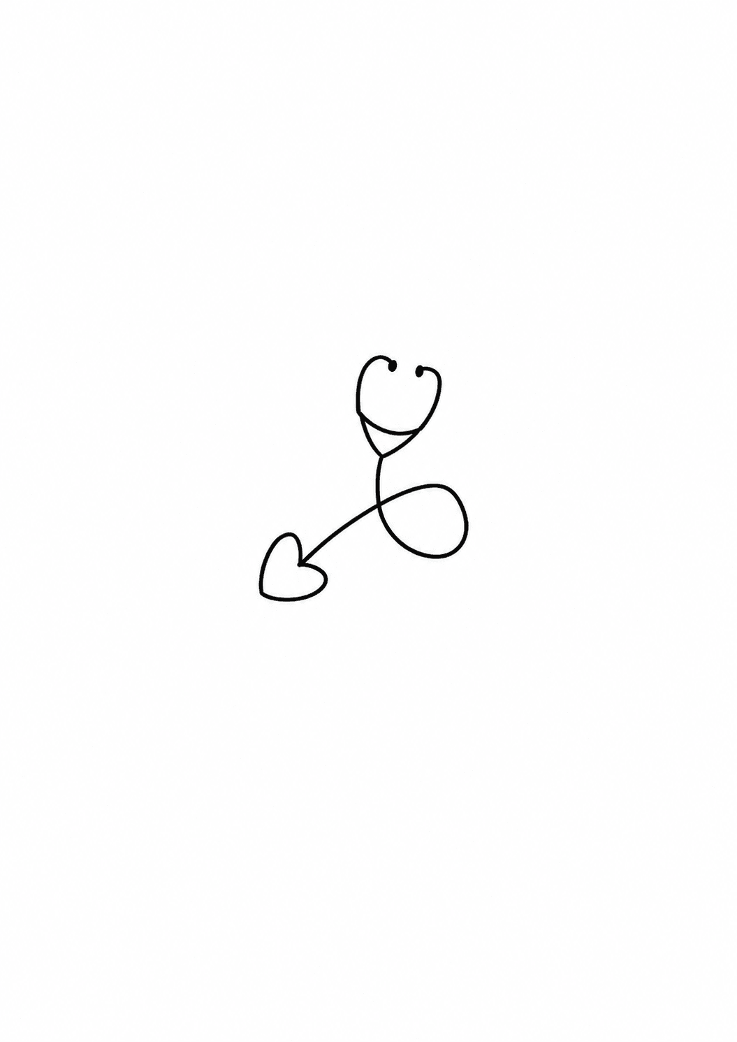 Stethoscope Doodle - inkbolt