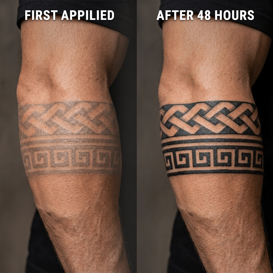 Thick Tribal Armband - inkbolt