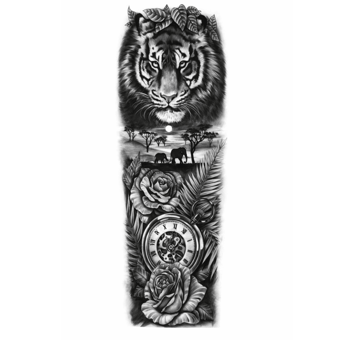 Tiger sleeve - inkbolt