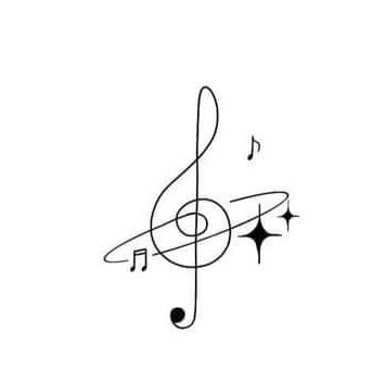 Treble clef note - inkbolt