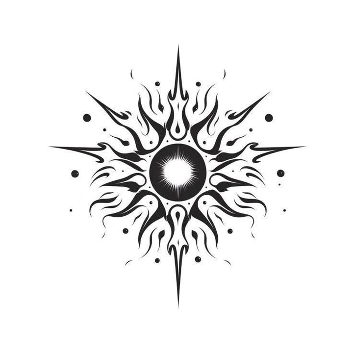 Tribal Sun - inkbolt