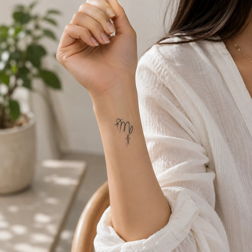 virgo Tattoo On hand