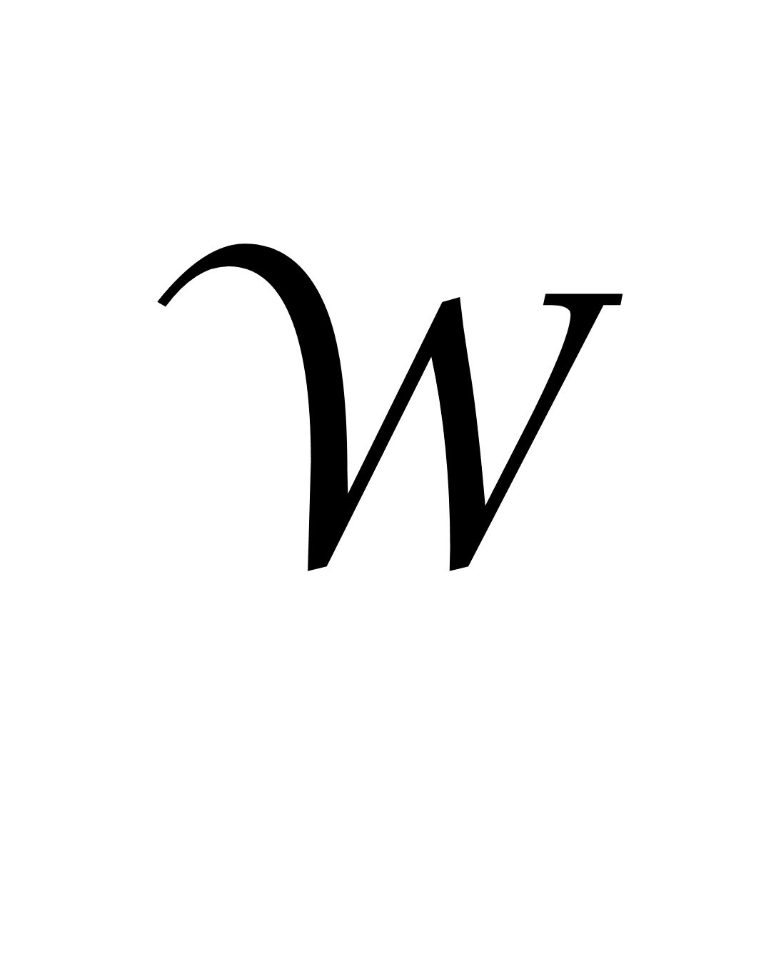 W Letter Tattoo - inkbolt