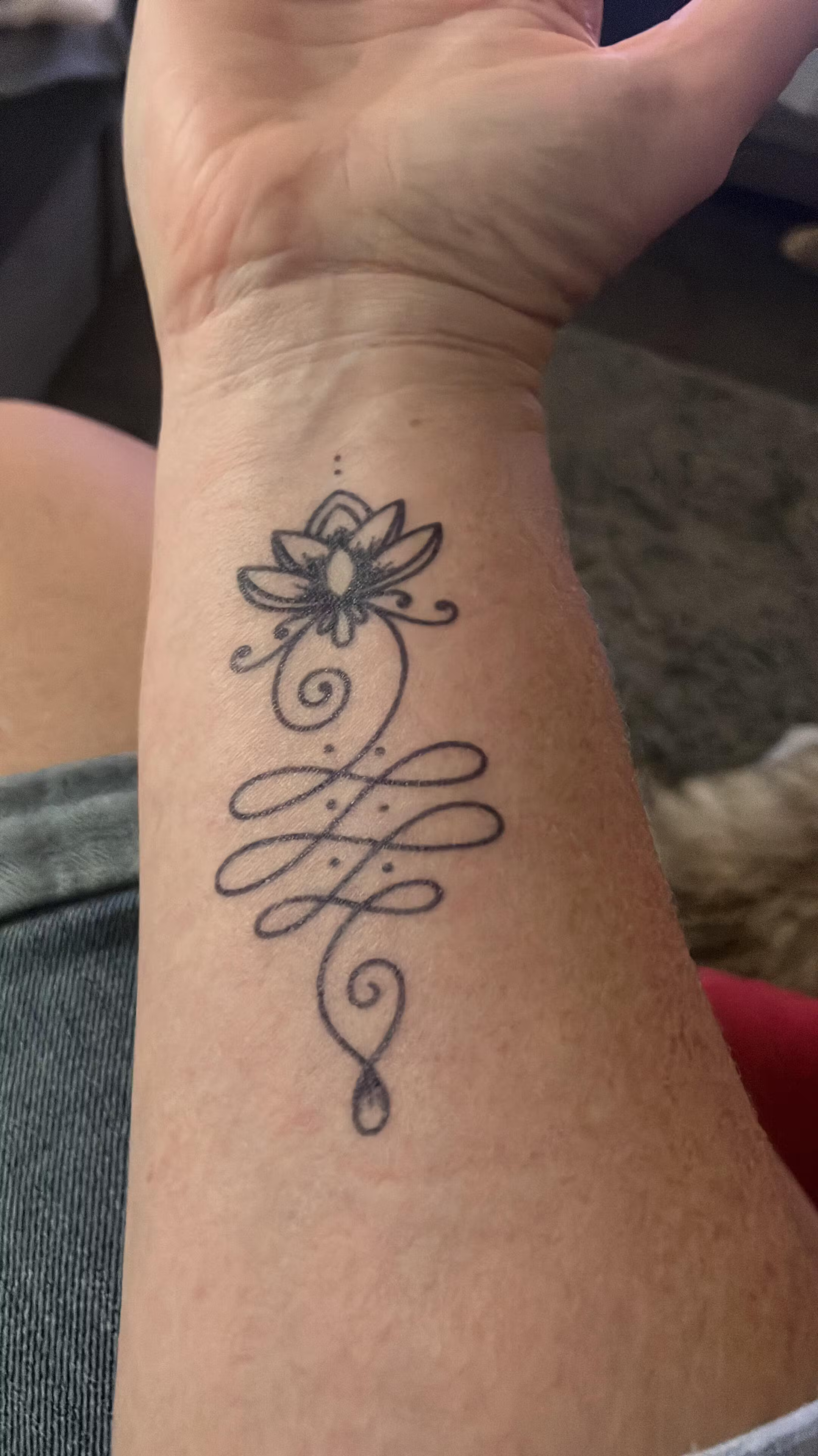 Sneha Mehta's tattoo