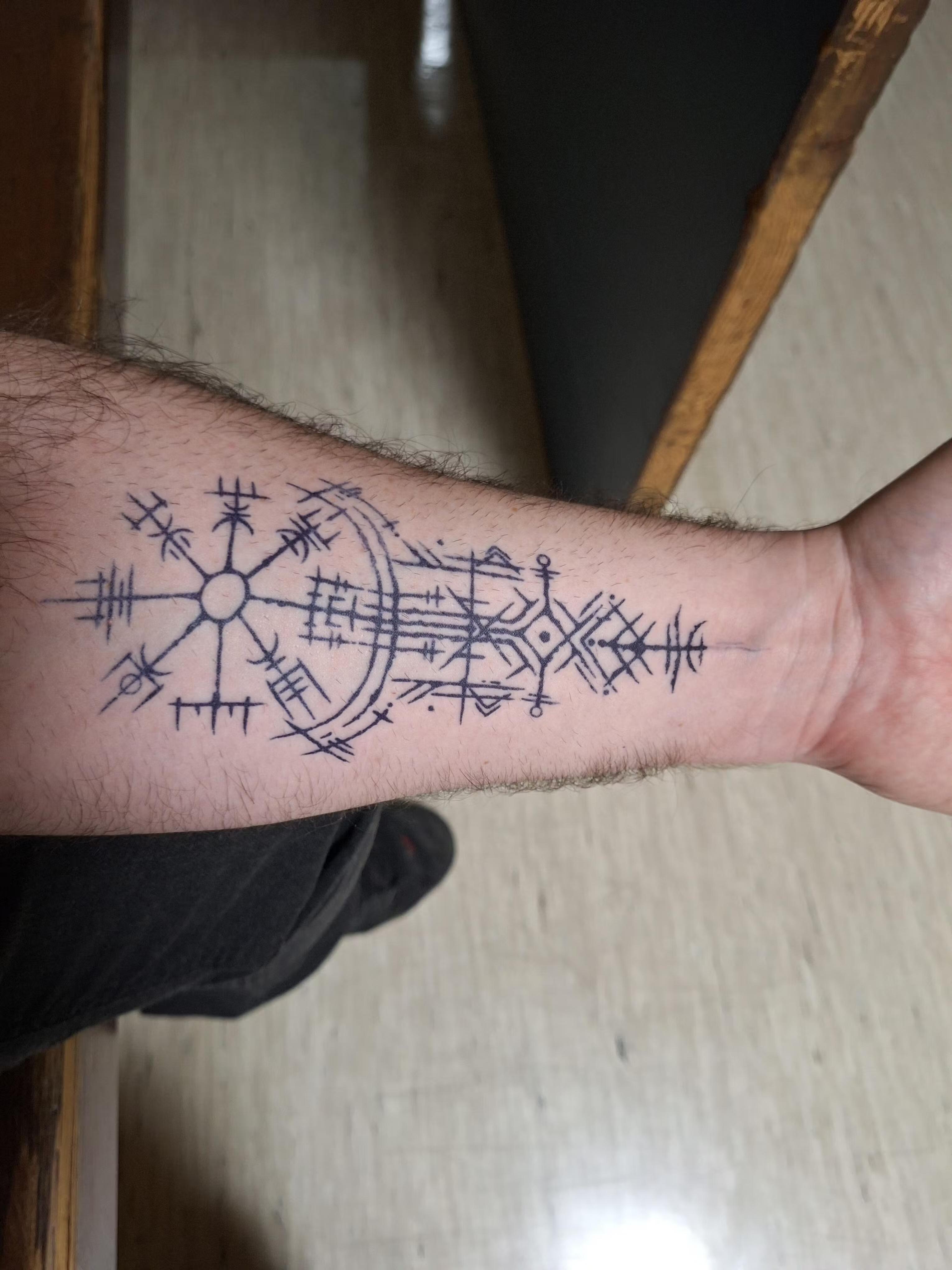 Rohit Reddy's tattoo