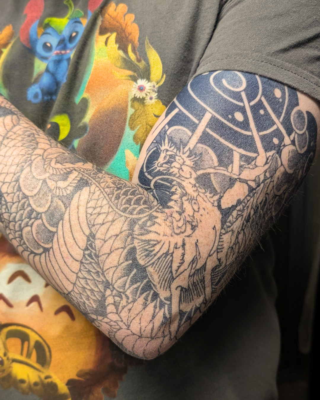 Amitesh Chawla's tattoo